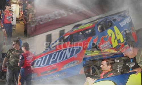The Prelude Collage of Clint - Jeff Gordon - and Car
